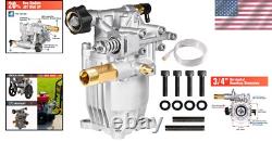 Pompe de Nettoyeur Haute Pression en Aluminium de Remplacement 3400 PSI @ 2,5 GPM pour Honda, Karcher