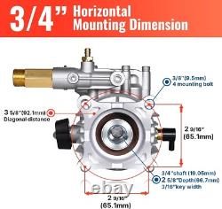 Pompe de Nettoyeur Haute Pression en Aluminium de Remplacement 3400 PSI @ 2,5 GPM pour Honda, Karcher