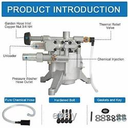 Pompe de laveuse à pression 2900-3200 psi pour Craftsman Subaru 190 Kohler Honda GCV