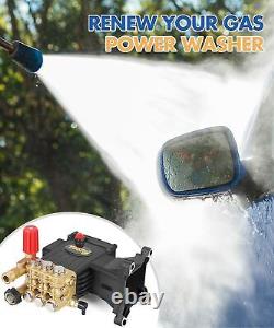 Pompe de laveuse à pression Max 4000 PSI 4,2 GPM, 1 arbre, lavage à pression à gaz horizontal