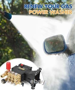 Pompe de laveuse à pression TOOLCY Max 4000 PSI 4.2 GPM, 1 arbre horizontal à essence