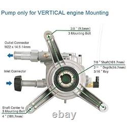 Pompe de laveuse à pression de 2900-3200 psi pour Craftsman Subaru 190 Kohler Honda GCV.