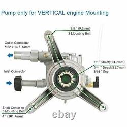 Pompe de laveuse à pression de 2900 à 3200 psi pour Craftsman Subaru 190 Kohler Honda GCV