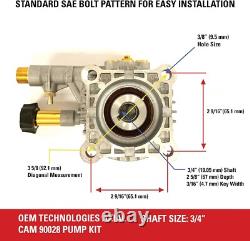 Remplacement de la pompe de nettoyeur haute pression à gaz 3300 PSI, 2,4 GPM, résistant à la corrosion