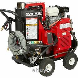 Rondelle À Pression D'eau Chaude Northstar Avec Vapeur Humide 2700 Psi 2.5 Gpm Honda Engine