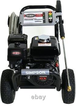 Simpson Powershot 3300 Psi @ 2.5 Gpm Honda Cold Water Pressure Laveuse Ps3228-s