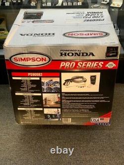 Simpson Powershot 3700-psi 2.5-gpm Gas Pressure Washer Avec Honda (spg042754)