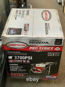 Simpson Powershot 3700-psi 2.5-gpm Gas Pressure Washer Avec Honda (spg042754)