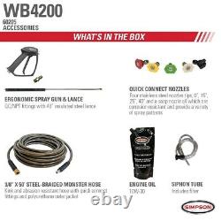 Simpson Waterblaster Wb4200 Professional 4200 Psi (gas-cold Water) Belt-drive